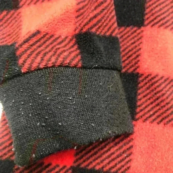 Carters Footed Onesie Red  & Black Fleece Size 4T - Picture 3 of 16